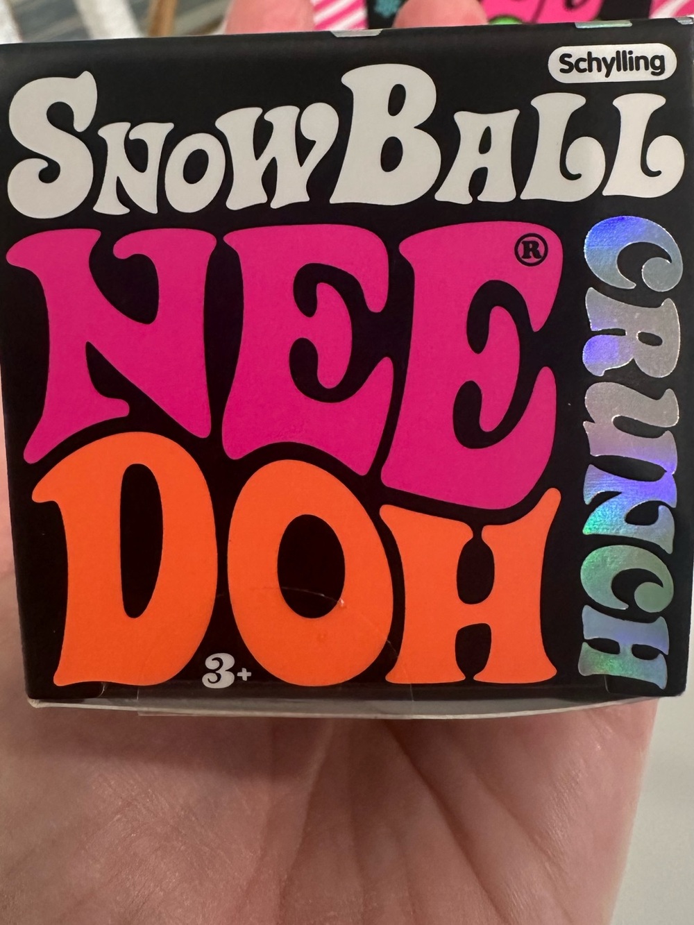 Schylling NeeDoh SnowBall Crunch – Super Fun Kids Stress Toy
